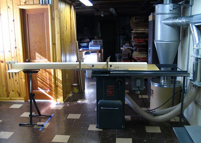 Setup for Cutting Cross-Lap Joint in Upright